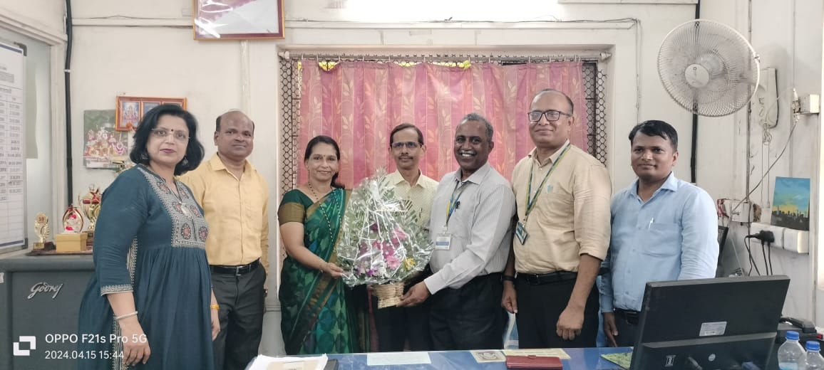 Mrs Sangeeta Parab, Marketing Manager, and MR Vishnu Dev Sir, Sr Divisional Manager, MDO 2